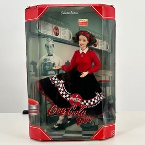 Coca-Cola Barbie Doll Collector Edition 1999 Mattel 24637 50s Soda Fountain NIB